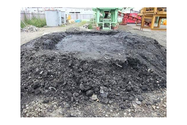 津波による泥土を再生する 新日鉄が仙台で実証実験 画像