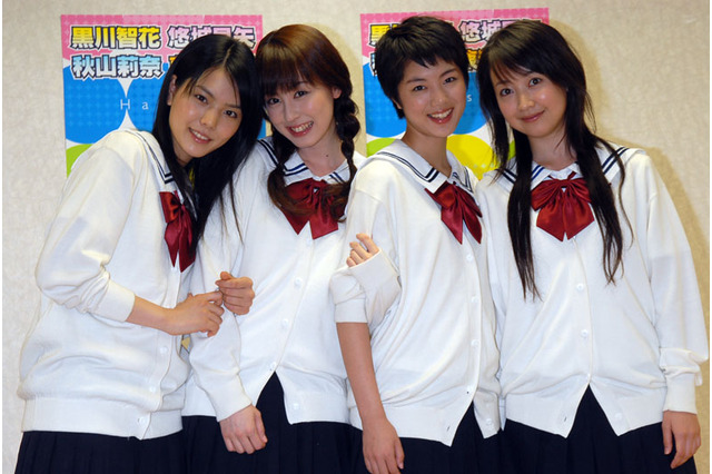 告白するより告白されたい!人気ドラマ「ハツカレ 初彼」出演の美少女4名が制服姿でイベント 画像