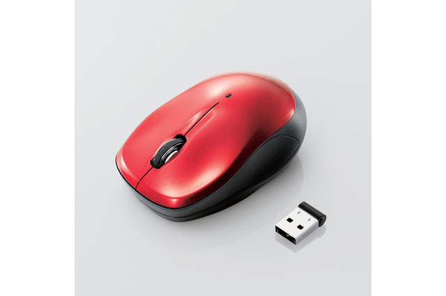 エレコム、Bluetooth 3.0対応ワイヤレスマウスとアダプタのセット……アダプタに最大7台接続可 画像