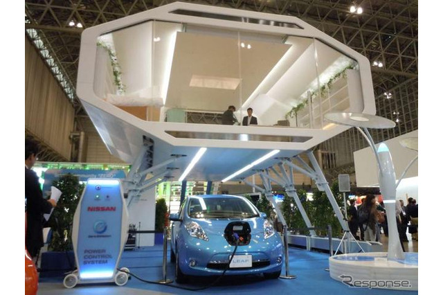 【CEATEC JAPAN 2011(Vol.5)】日産スマートハウス「現実のものにほぼなりつつある」 画像