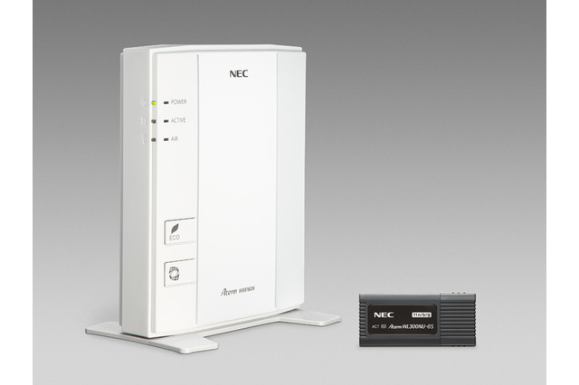 NEC、無線LANルーター「Aterm」のフラッグシップモデル……最大450Mbps 画像