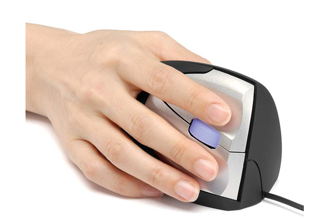サンワサプライ、エルゴノミクスデザインで手首への負担を軽減する有線マウス 画像