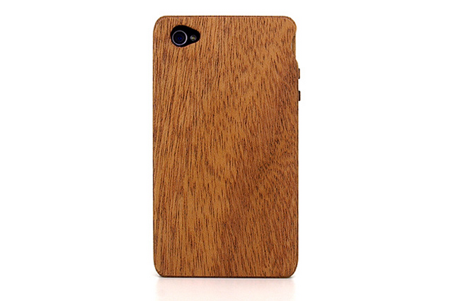 iPhone4Sに暖かみのある手触りを与える「ウッドカバー」 ― 美麗な和柄が描かれた4種類 画像