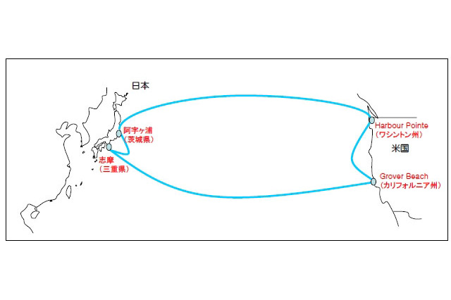 NTT Com、日米間海底ケーブル「PC-1」の通信容量を現行の約3倍に拡張 画像