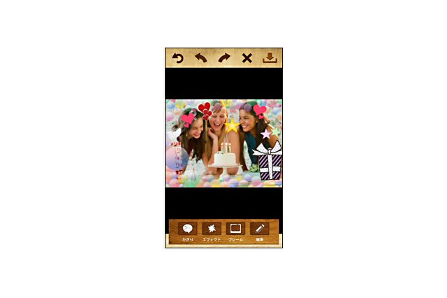 ソニー、Android用写真編集アプリ「photo editor」 画像