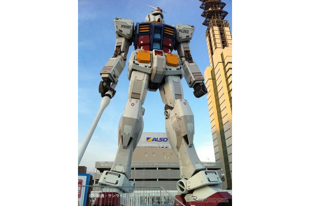 2012年春、ガンダム立像が臨海副都心に再び登場 画像