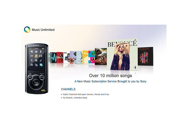 ソニー、Music Unlimitedをウォークマンに対応させると発表 画像