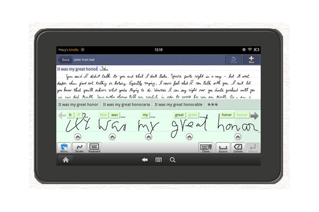 MetaMoji、Kindle Fire向けにデジタルノート・アプリ「7notes Premium」発売 画像