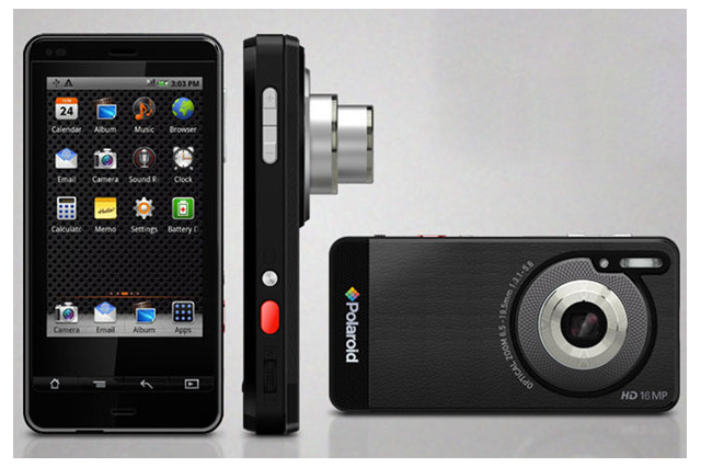 【CES 2012】スマートフォンのようなデジカメ、ポラロイドがCESで発表 画像