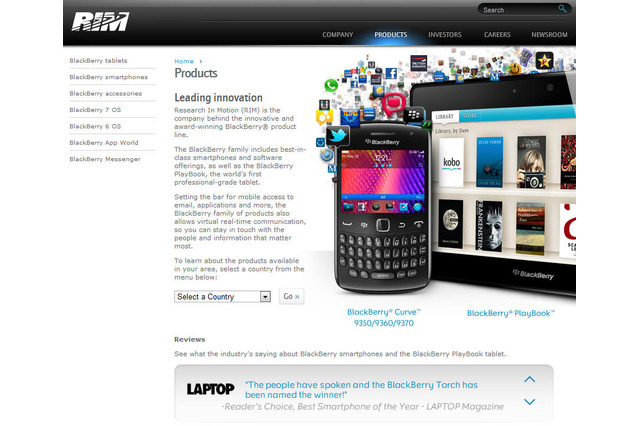 BlackBerryの復権は遠く!RIMのCEOが交代して株価下落 画像