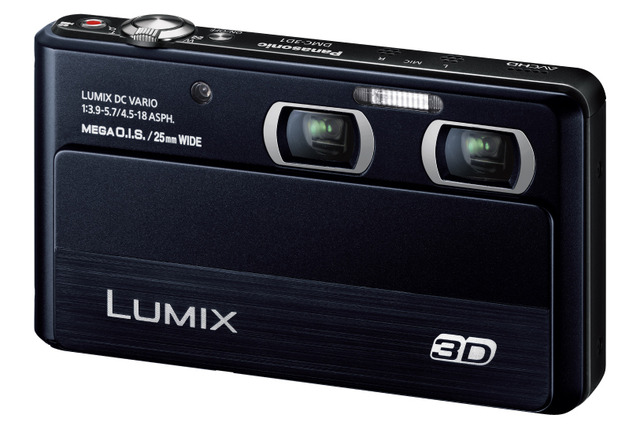 パナソニック、コンパクトながら二眼式! 3D撮影や広角・望遠同時撮影が可能な「LUMIX」 画像