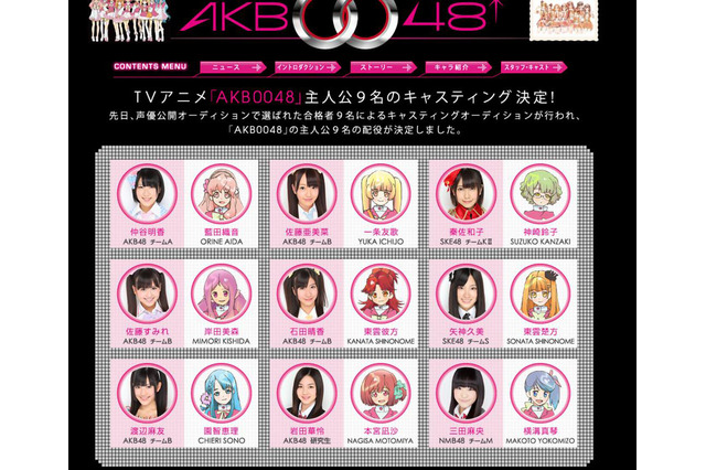 「キャラと写真を並べると納得」の声も……AKB48アニメの配役が決定 画像