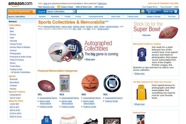 入手困難なオフィシャルグッズも!Amazonがスポーツグッズストアをオープン 画像