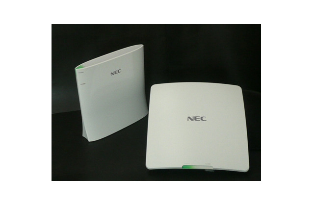 NEC、LTEフェムトセル基地局を販売開始……企業・家庭向けの屋内2タイプ 画像