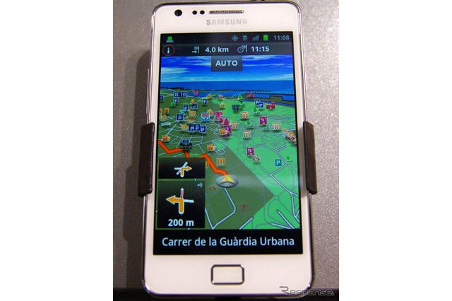 【MWC 2012 Vol.50(動画)】NAVIGONを傘下に入れアプリビジネスでTomTomを追うGARMIN 画像