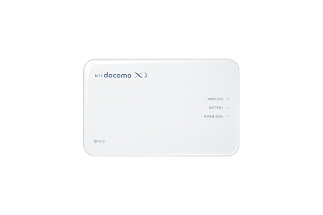 ドコモ、手のひらサイズのXi対応モバイルWi-Fiルーター「BF-01D」を23日に発売 画像