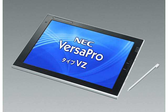 NEC、Windows 7 ProfessionalとデュアルコアCPU搭載の12.1型タブレットPC 画像