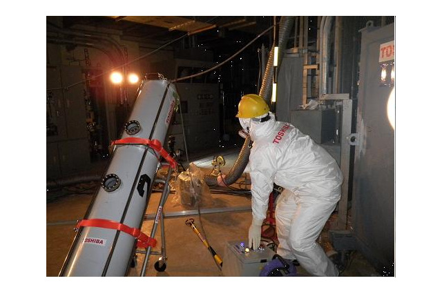 水位は約60センチ……福島第一、2号機原子炉格納容器内部 画像