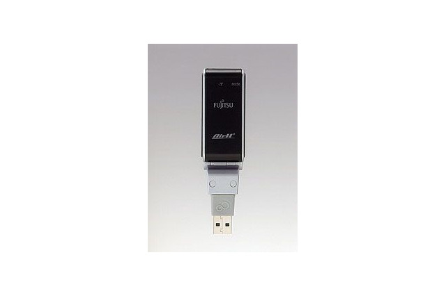 富士通、AirH”128k対応のUSBスティック型端末「AH-F401U」を発売 画像
