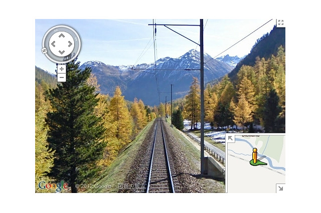 Google、「ストリートビュー」にスイス登山鉄道の風景が追加……ポーランドとタイも初登場 画像