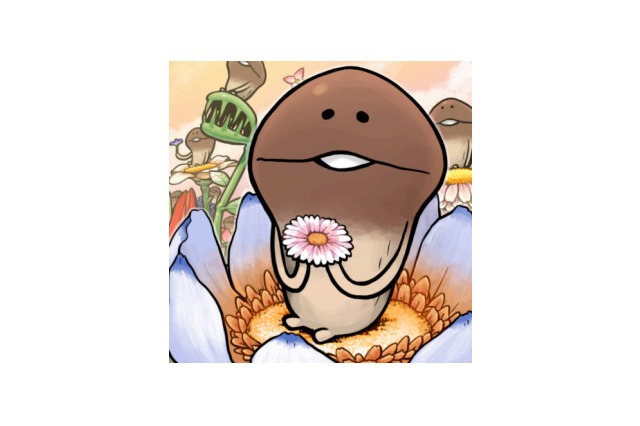 大人気「なめこ」新作登場……今度のテーマは「花」 画像