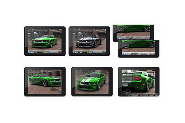 凸版印刷、3次元CGを生成・配信できる自動車業界向けシミュレーションサービスを開発 画像