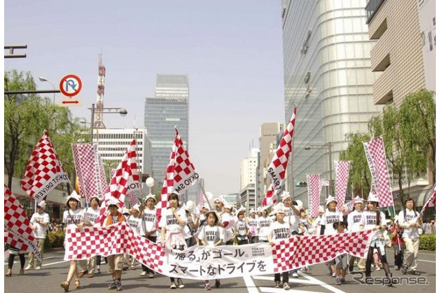 スマートドライバー、柳まつりで呼びかけ 5月5日 画像