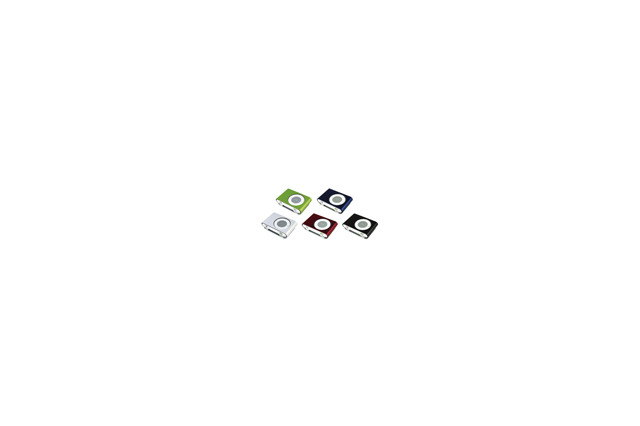 DIGITAL COWBOY、iPod shuffle(2G)用のUSB充電データ転送ケーブルとメタルジャケット 画像