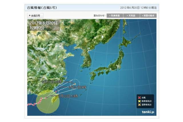 西日本で再び大雨の恐れ、土砂災害に注意!……台風5号が影響 画像
