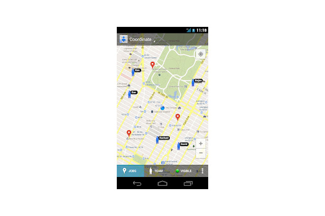 Google、モバイルワーカーを一元管理する「Google Maps Coordinate」を発表 画像
