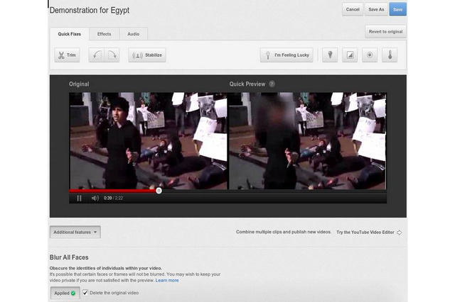YouTubeが顔にぼかしを入れる新機能を発表……人権保護のため匿名性を確保 画像