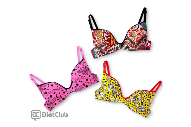 ワコールと草間彌生がコラボ……ノンワイヤーブラ 画像