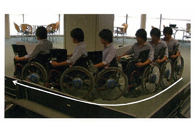 慶大 ウィンクで動く車いす を世界で初めて開発 眼電位 で方向入力 Rbb Today