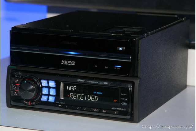 【CES 2007(Vol.25)】アルパイン、HD DVDの車載器を参考出品 画像