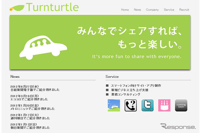 相乗り紹介サイトの登録募集が1万5000件突破……のってこ！ 画像