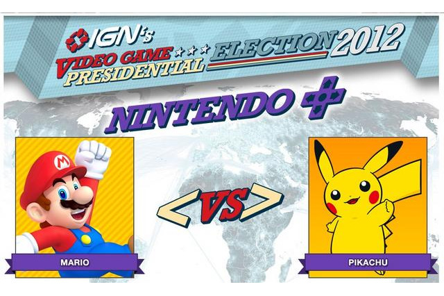 任天堂キャラの大統領選始まる IGN 画像