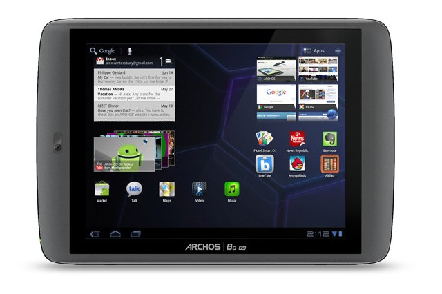 実売3万円台でスタンド付き、仏ARCHOS製の8型液晶Androidタブレット 画像