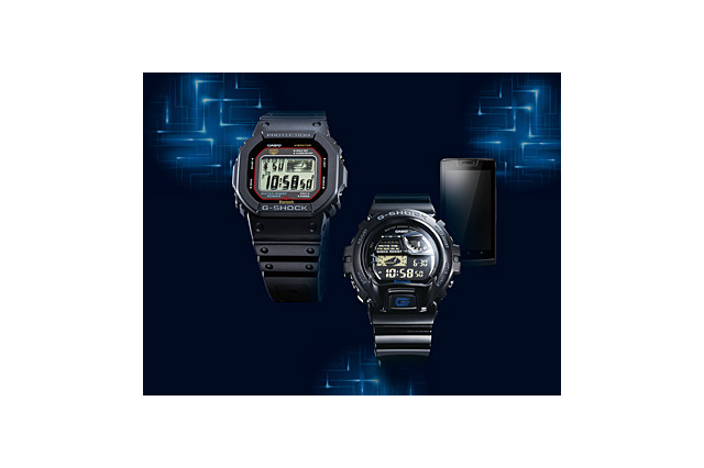カシオ、iPhone等スマホと連携する「G-SHOCK」を20日から順次発売……iPhone 5にも対応 画像