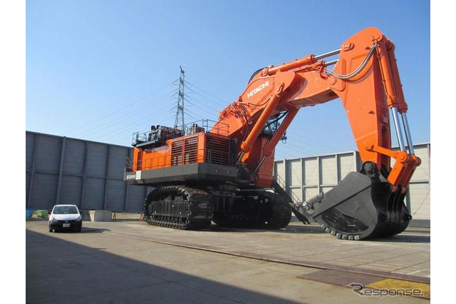 巨大ショベルカーと双腕仕様機……日立建機フェスティバル 画像