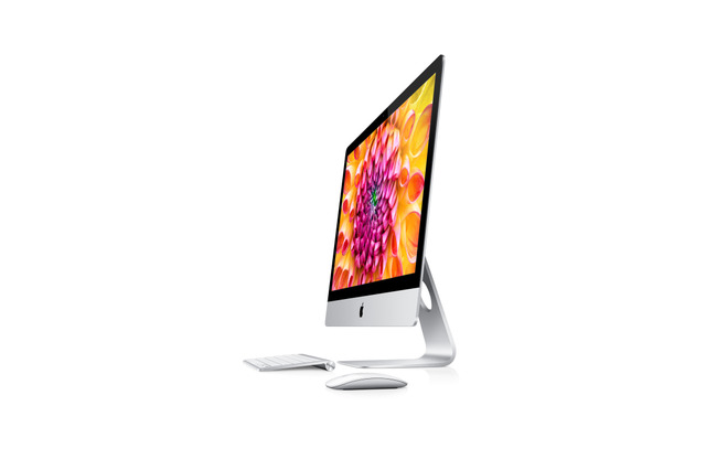 驚異の薄さ!エッジ5mmの新型「iMac」発表……21.5インチ、27インチの2モデル 画像