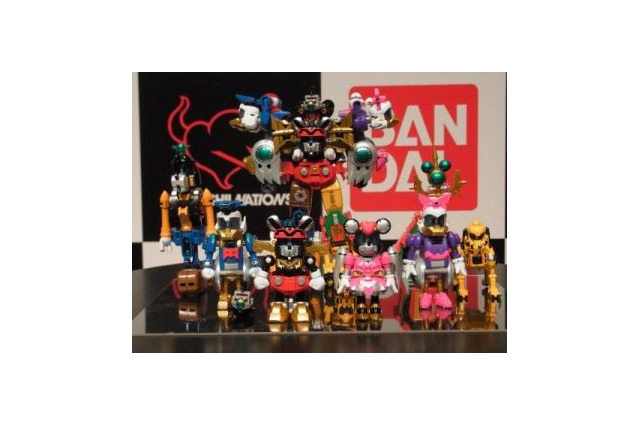 ミッキーたちが合体する超合金ロボ 画像