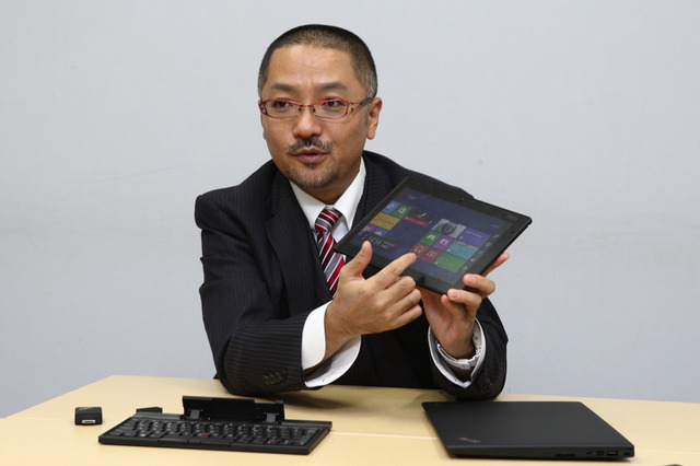 【インタビュー】Windows 8搭載タブレットが企業にもたらすインパクト……レノボ「ThinkPad Tablet 2」(後編) 画像