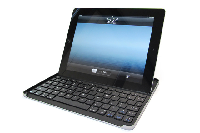 新iPadにも対応、Bluetoothキーボード付きiPad用アルミケース  画像