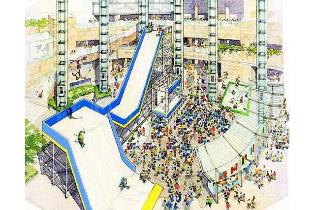 六本木にスキージャンプ台が出現　1月19-20日 画像