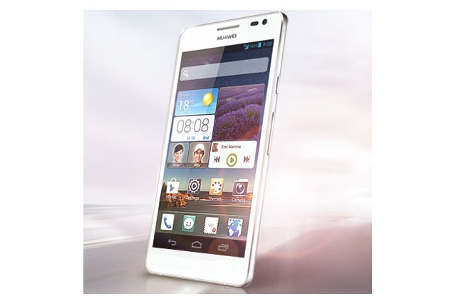 【CES 2013】Huawei、3,000mAhの5型フルHD搭載スマホ「Ascend D2」……日本市場への投入明かす 画像