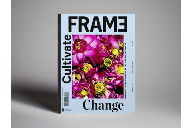 『FRAME』誌の表紙を東信のフラワーアートがジャック 画像