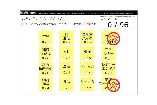 就活生のための面接過去問サイト「模擬面.com」がオープン 画像