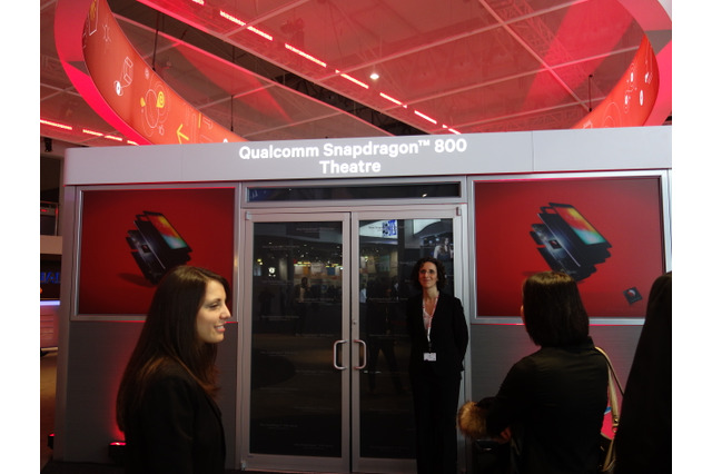 【MWC 2013 Vol.53(動画)】7.1chサラウンドをヘッドフォン再生!新型Snapdragon 800シリーズの実力を体験 画像