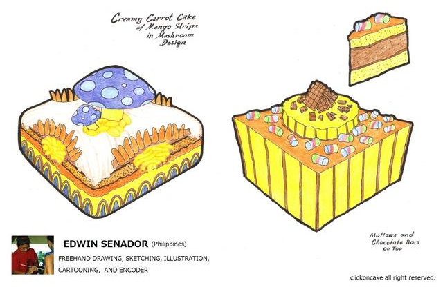 ケーキデザインを世界中からクラウドで募集 画像