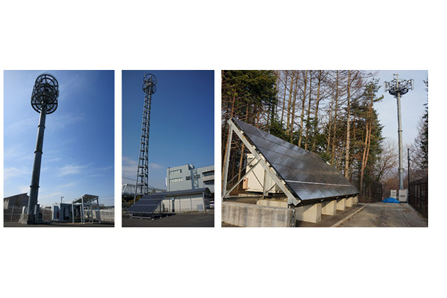 ドコモ、太陽光発電で動く「グリーン基地局」の試験を開始……13年度上期に10局設置 画像